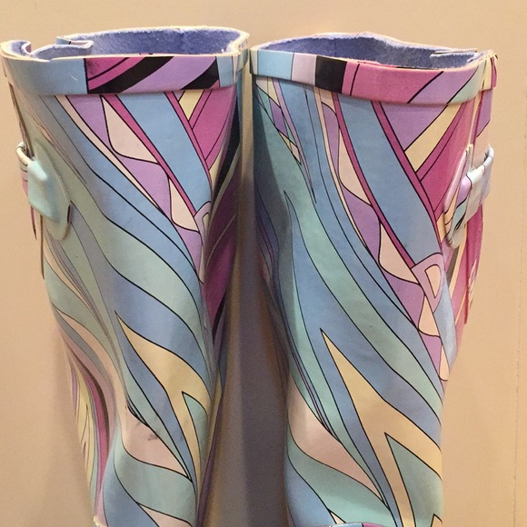 Multicolored Rain Boots - Picture 2 of 8